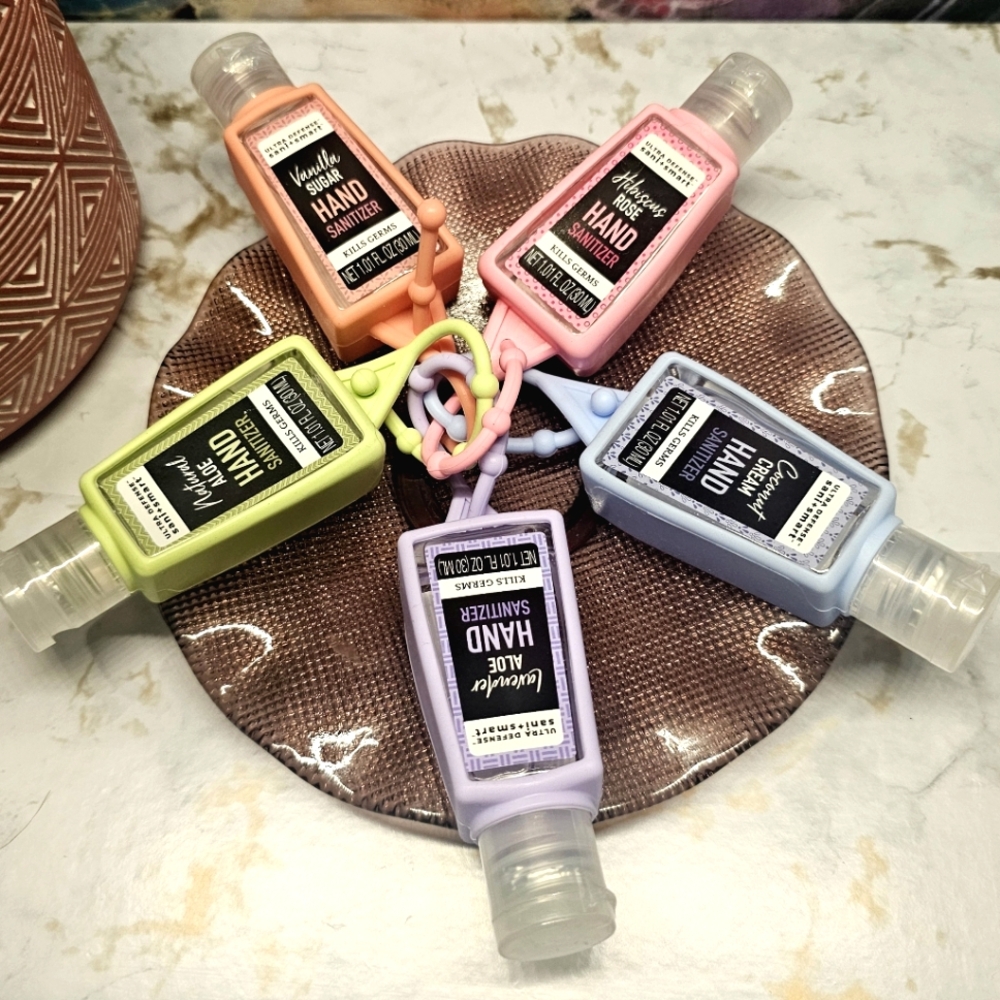 Hand Sanitizer Mini's with Multi-Color Sleeves Bundle
